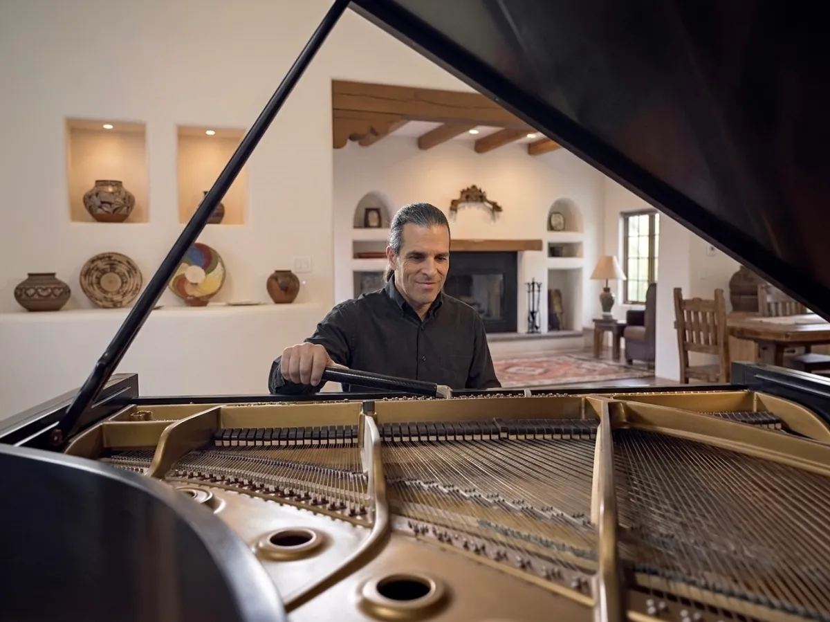 Grand piano tuning by Tom Lepinski in Cedar Crest, NM.
